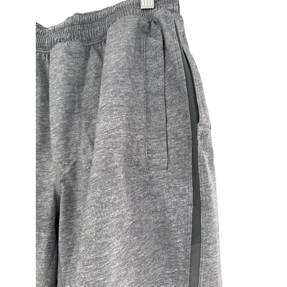 Lululemon Mens Medium Gray Athletic Shorts With Zipper Pockets - Picture 3 of 9